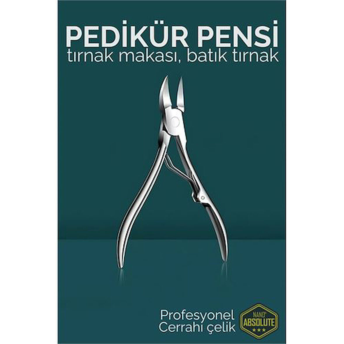 Pedikür Makası - Tırnak Makası - Batık Tırnak Makası Profesyonel Cerrahi Çelik