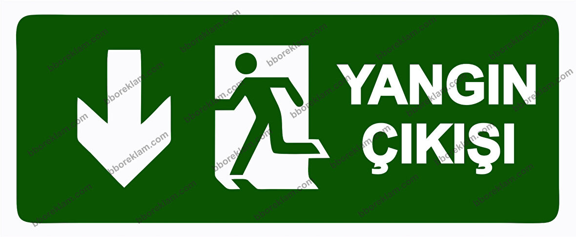 Yangın Çıkışı Uyarı Levhası