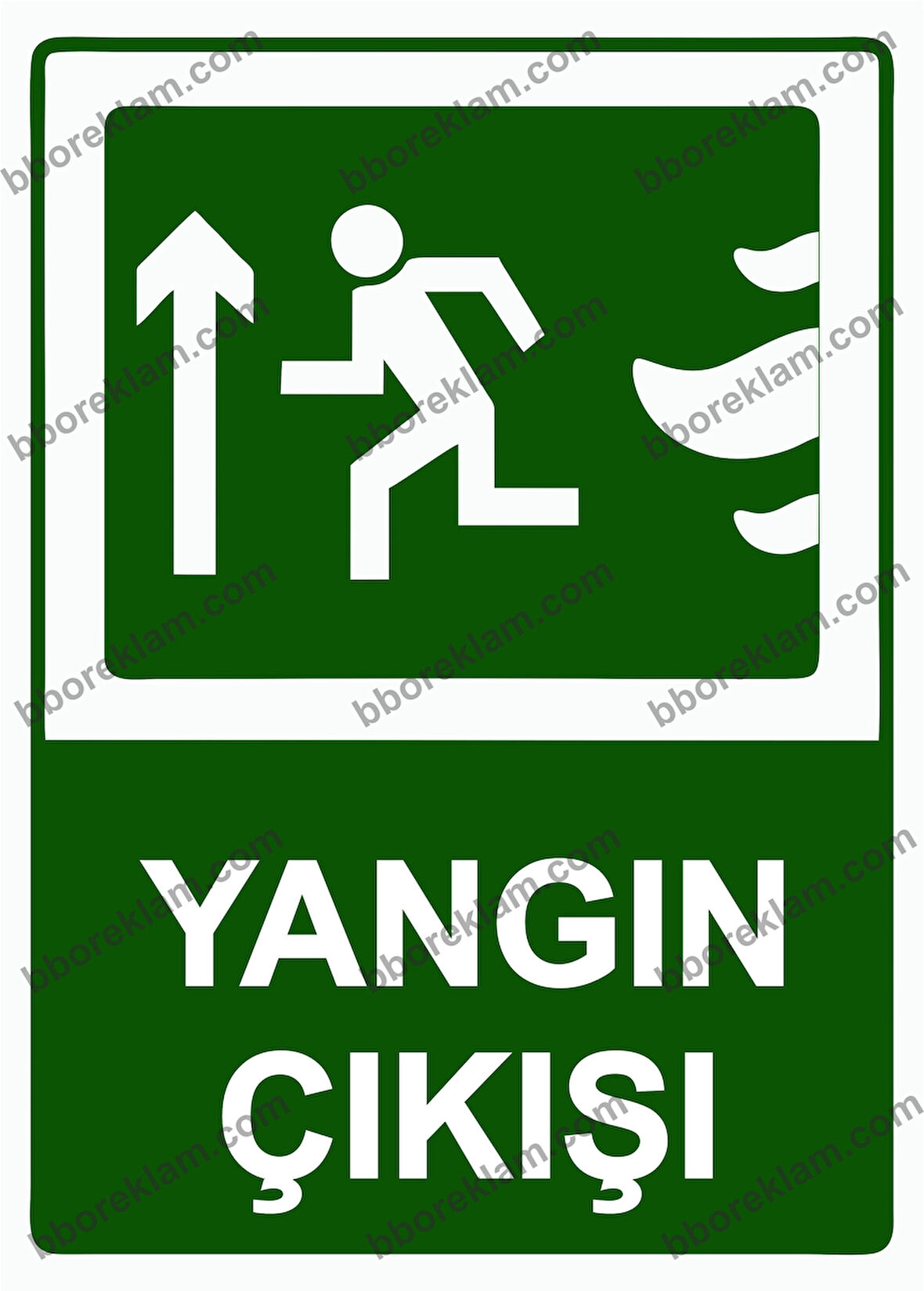 Yangın Çıkışı Uyarı Levhası