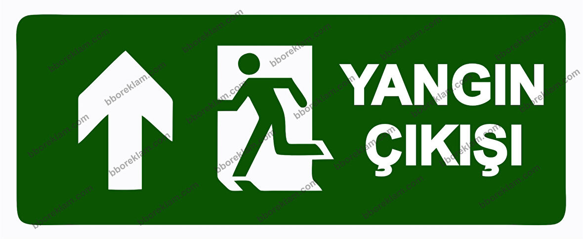 Yangın Çıkışı Uyarı Levhası