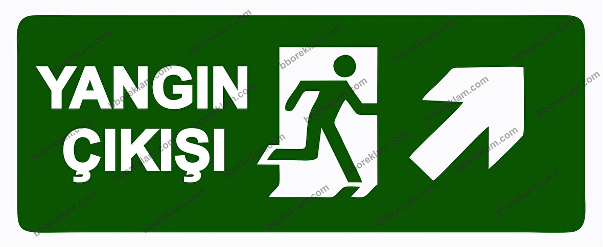 Yangın Çıkışı Uyarı Levhası
