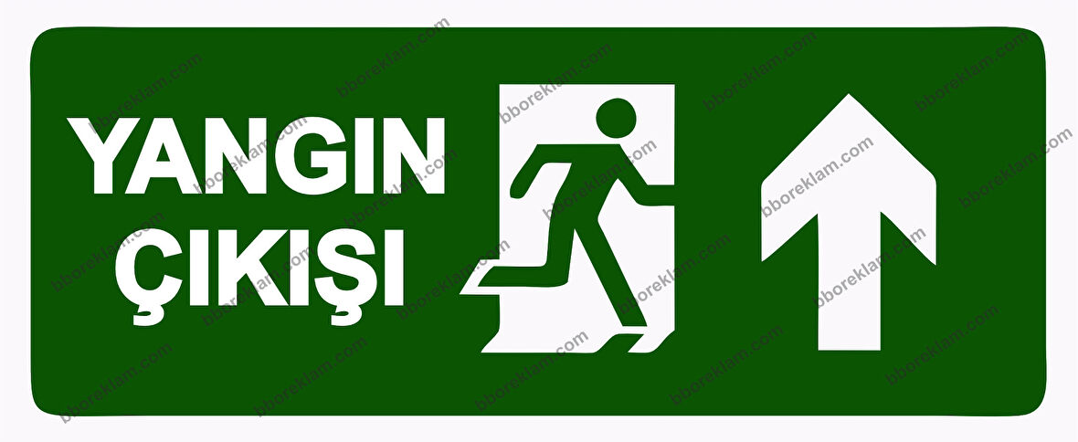 Yangın Çıkışı Uyarı Levhası
