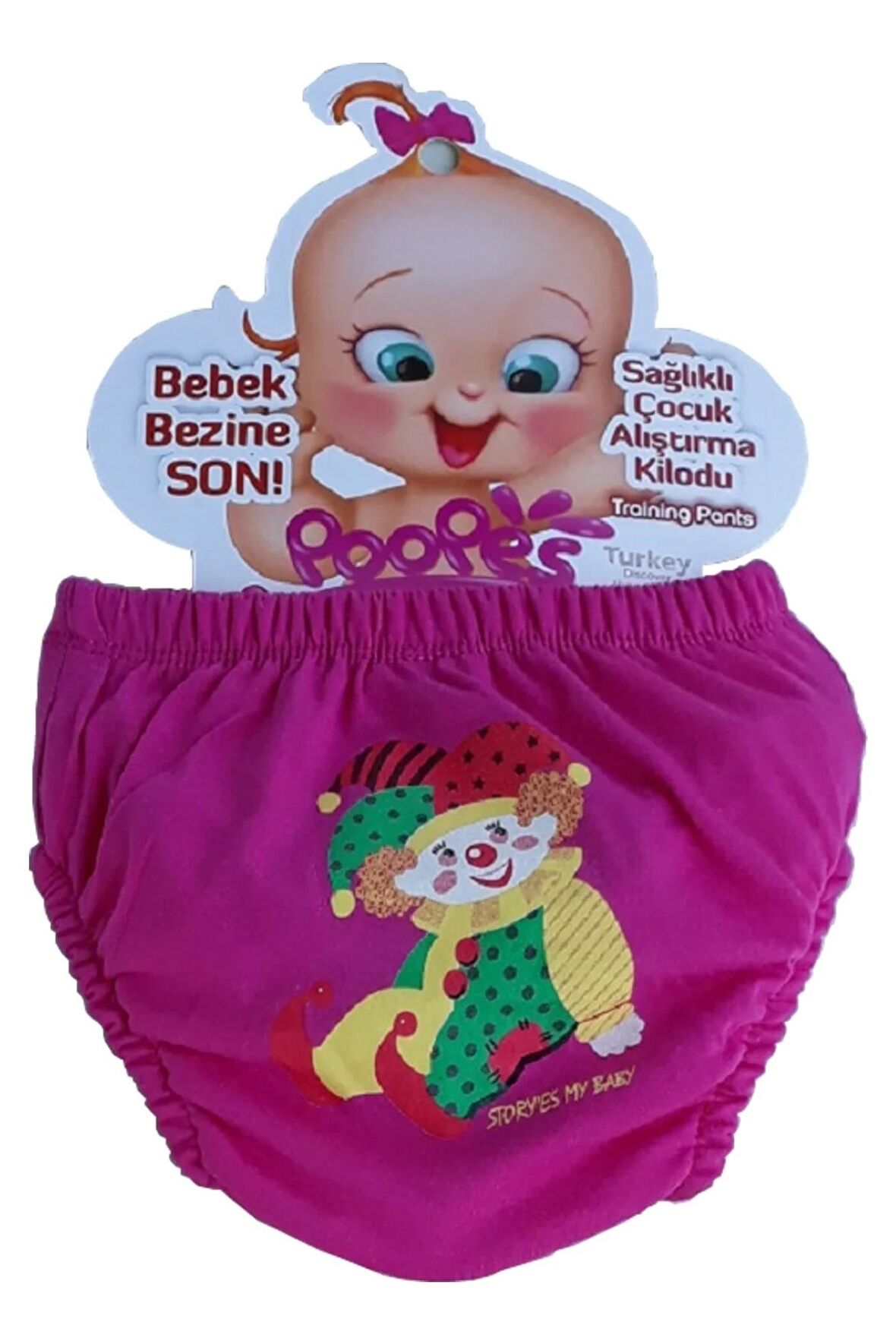 Kız Bebek Pembe Alıştırma Külodu