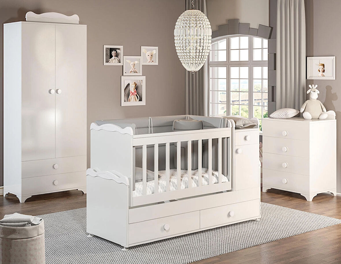 PATİKO BBY 970 BABYSUN 2 KAPILI DOLAPLI BEBEK ODASI TAKIMI