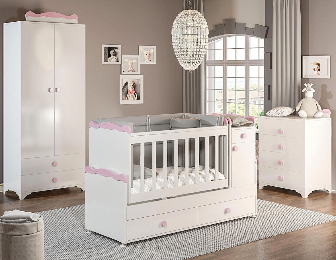 PATİKO BBY 970 BABYSUN 2 KAPILI DOLAPLI BEBEK ODASI TAKIMI