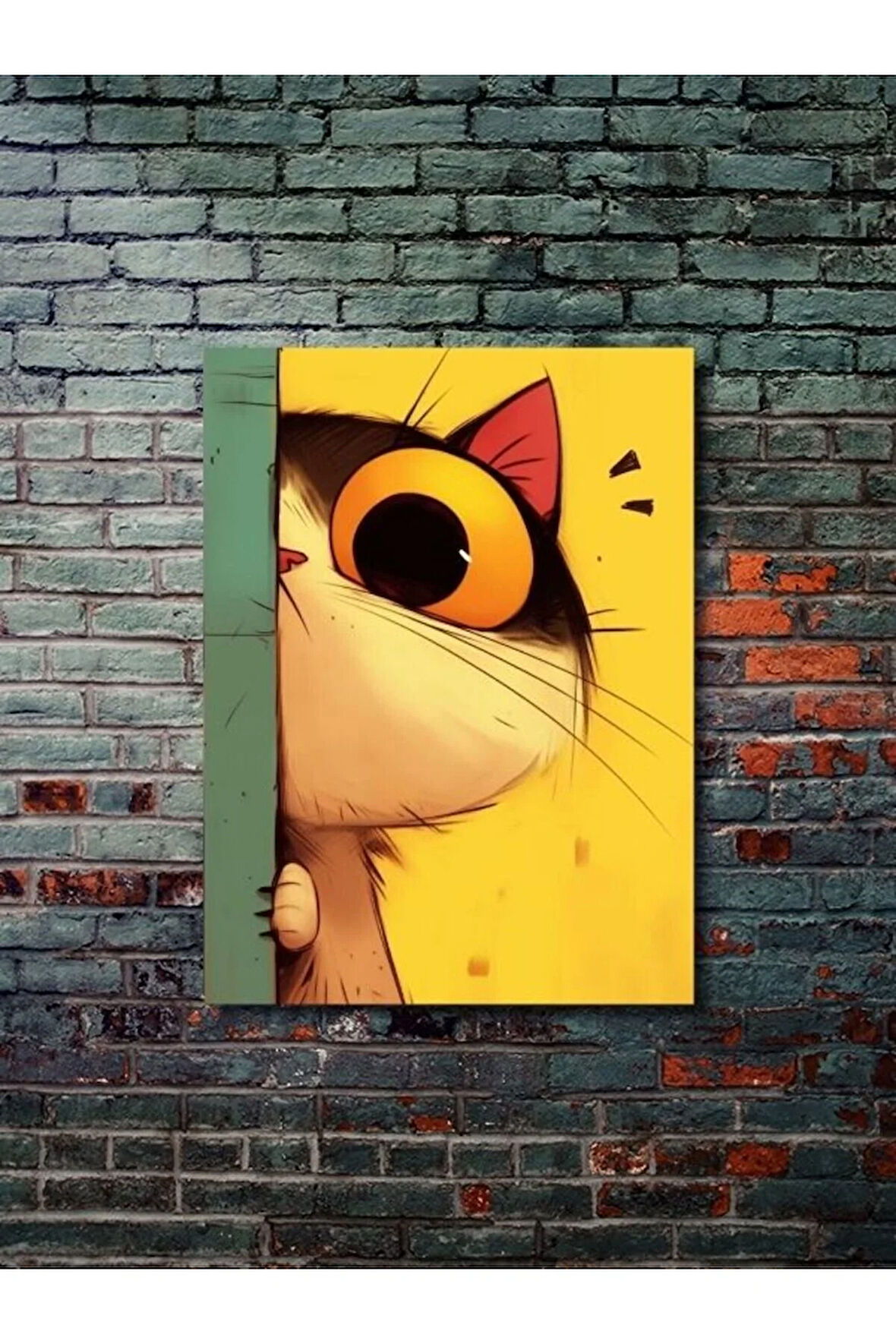 Sevimli Kedi, Hayvanlar Alemi Posteri, Özel Tasarım Kağıt Poster, Duvar Sanatı