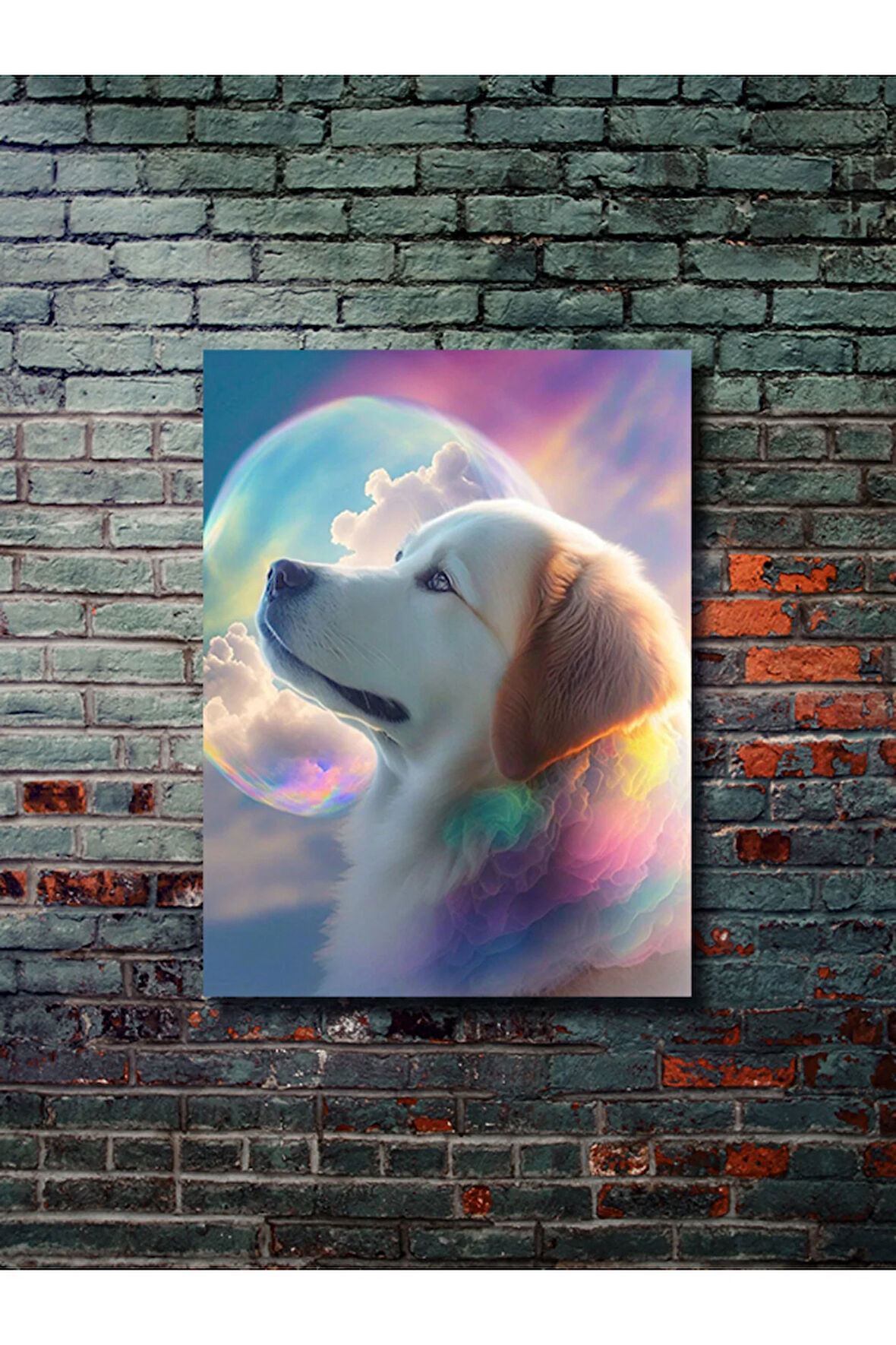 Köpek Teması, Özel Tasarım Kağıt Poster, Duvar Sanatı