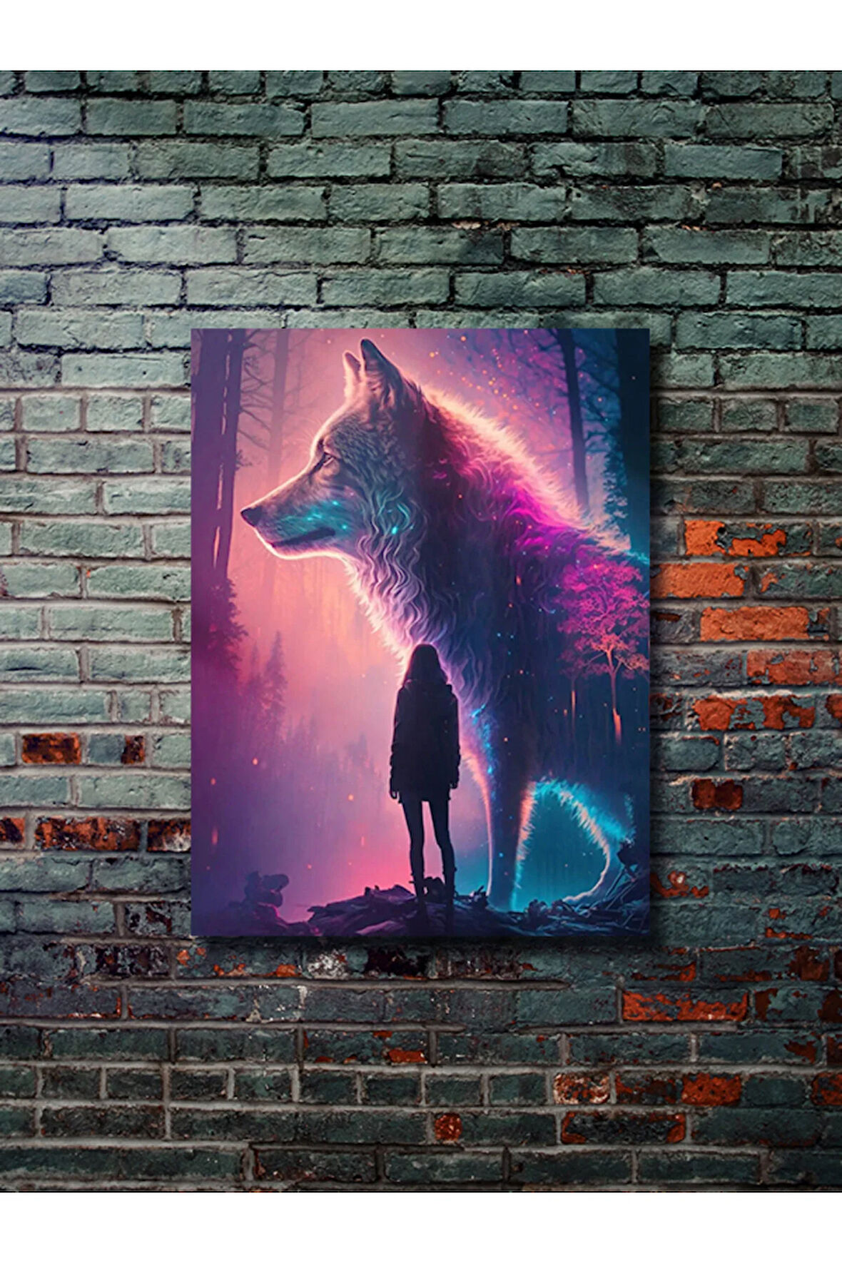 Kurt Teması, Özel Tasarım Kağıt Poster, Duvar Sanatı