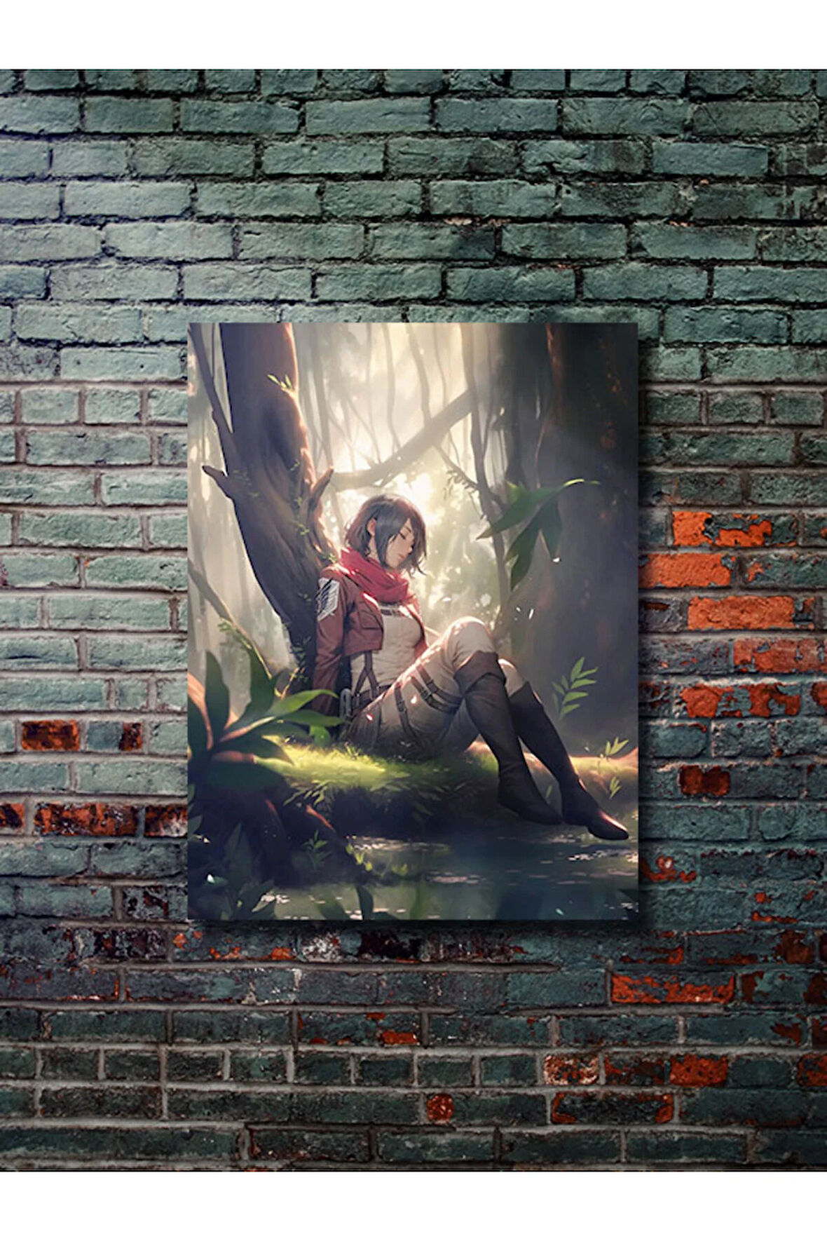 Mikasa Akerman - Attack On Titan - Anime & Manga Posterleri, Özel Tasarım Kağıt Poster