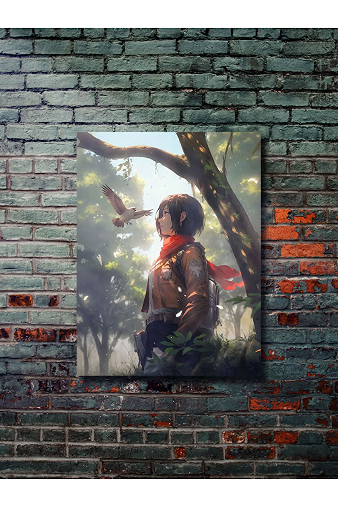 Mikasa Akerman - Attack On Titan - Anime & Manga Posterleri, Özel Tasarım Kağıt Poster