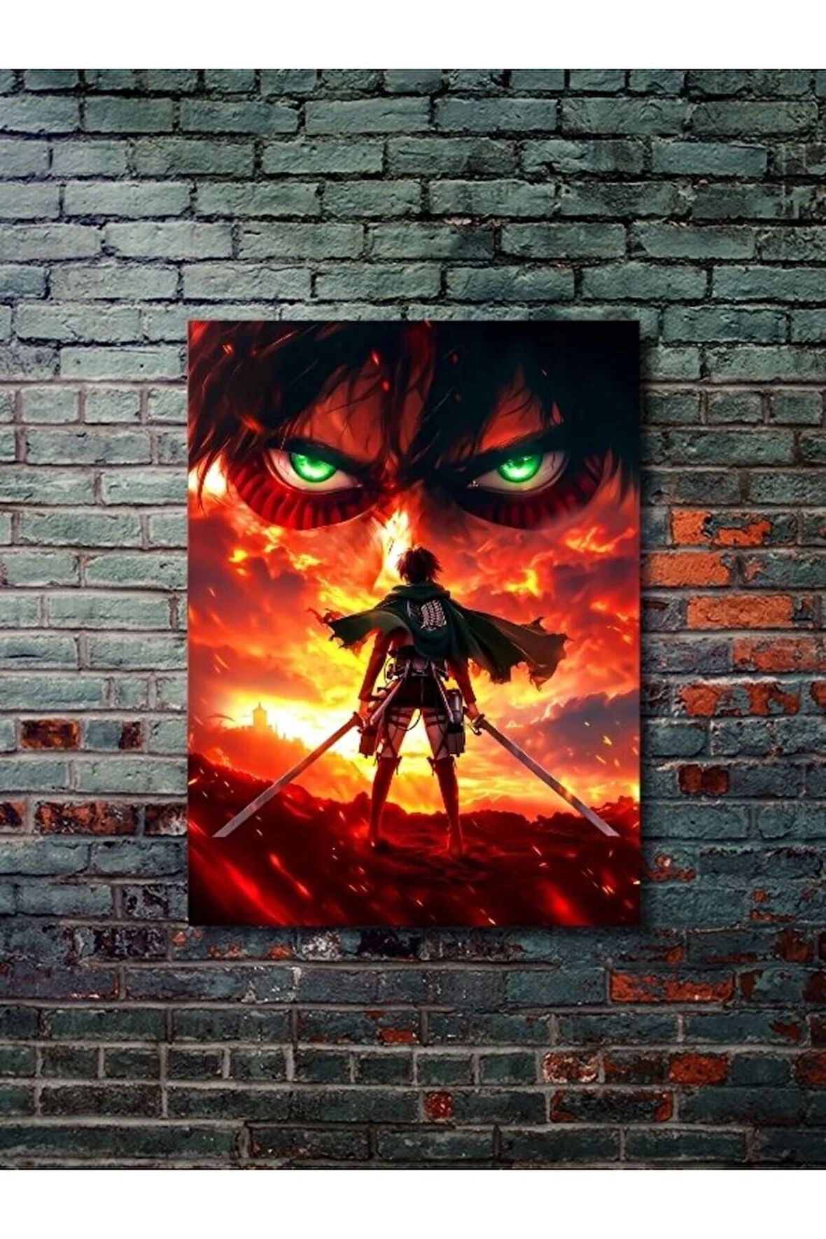 Attack On Titan - Anime & Manga Posterleri, Özel Tasarım Kağıt Poster, Duvar Sanatı