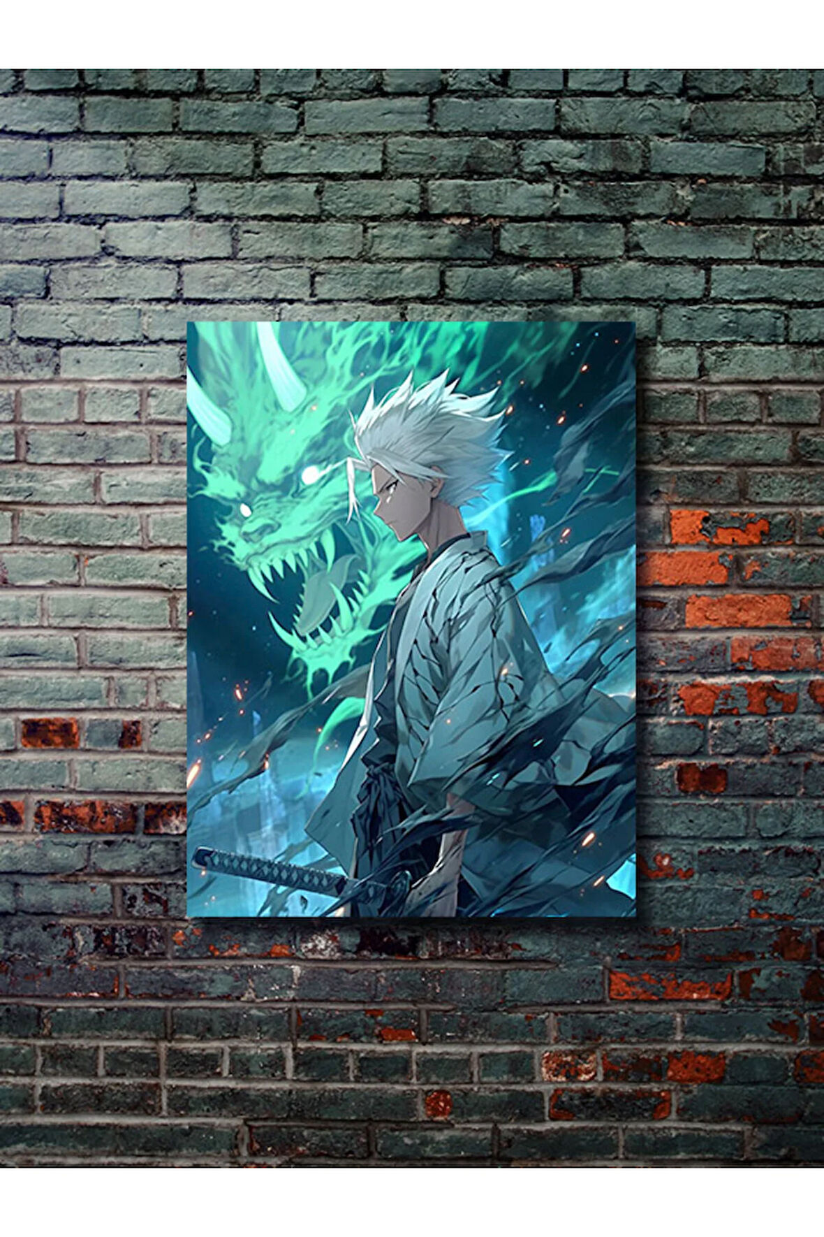 Toshiro Hitsugaya - Bleach - Anime & Manga Posterleri, Özel Tasarım Kağıt Poster