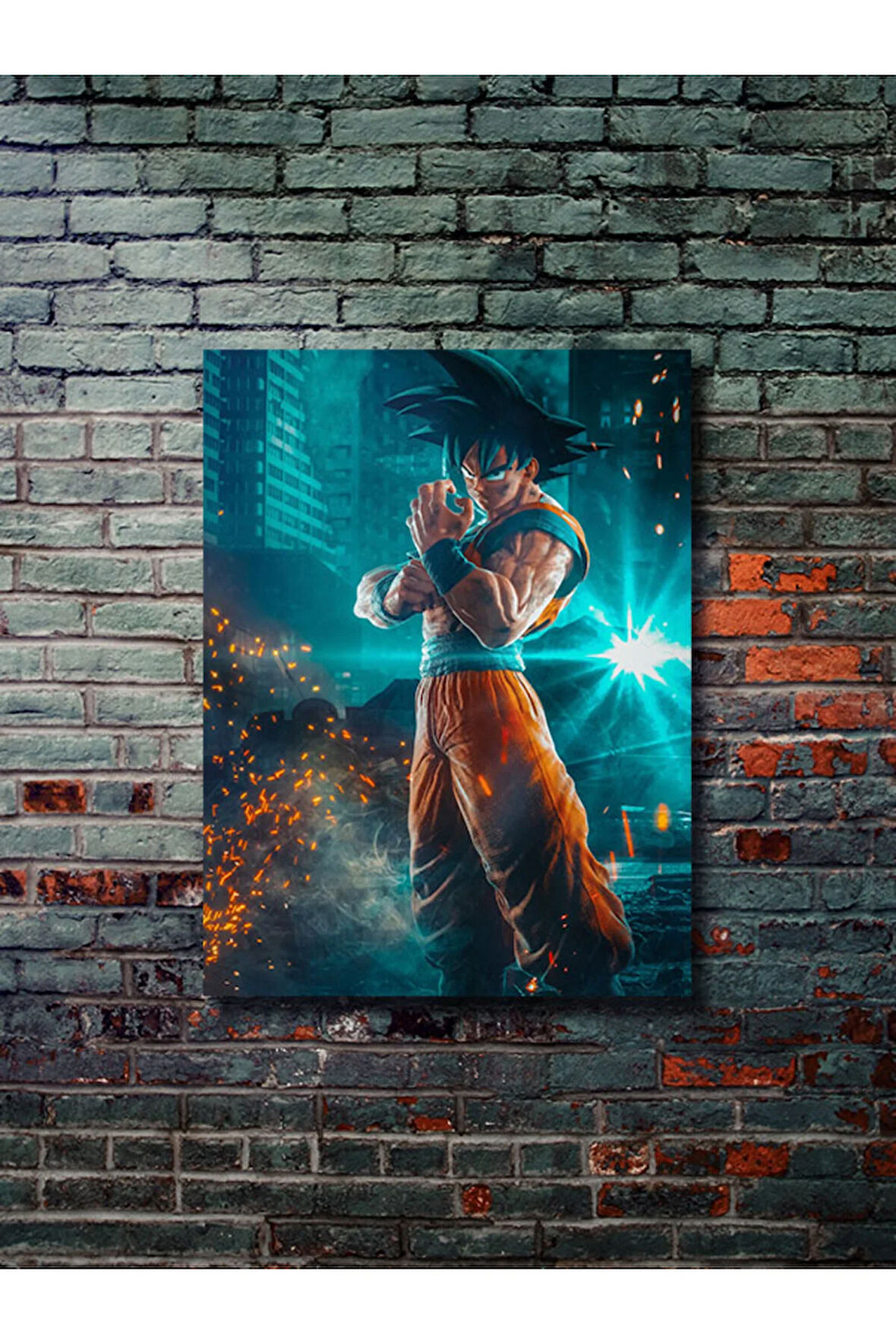 Goku, Dragon Ball Poster, Özel Tasarım Kağıt Poster, Duvar Sanatı