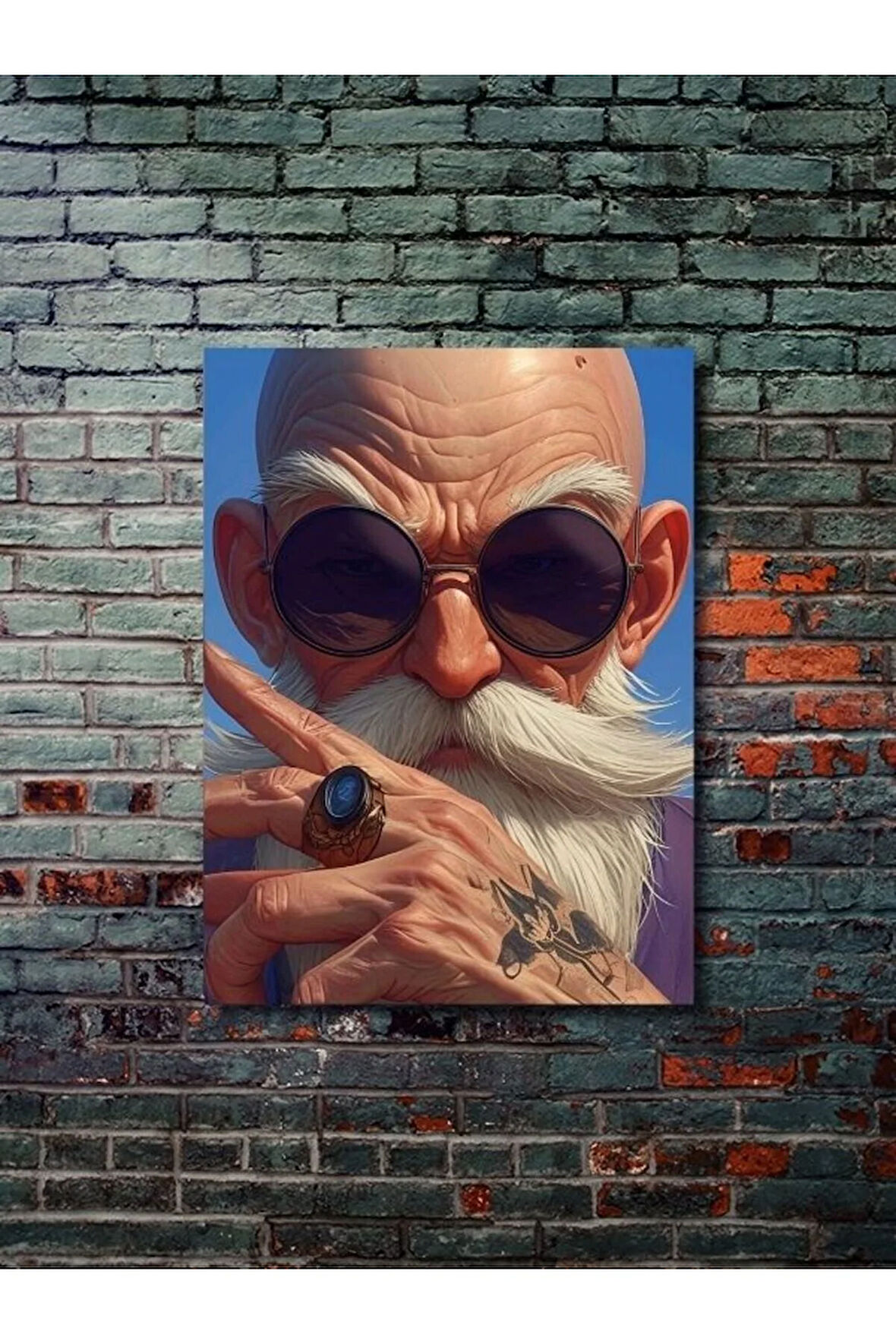 Usta Roshi  - Dragon Ball - Anime & Manga Posterleri, Özel Tasarım Kağıt Poster