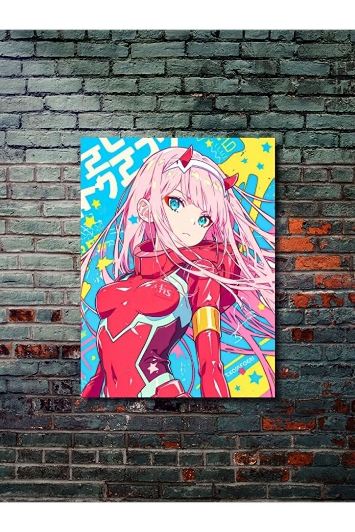 Zero Two - Darling in the FranXX - Anime & Manga Posterleri, Özel Tasarım Kağıt Poster