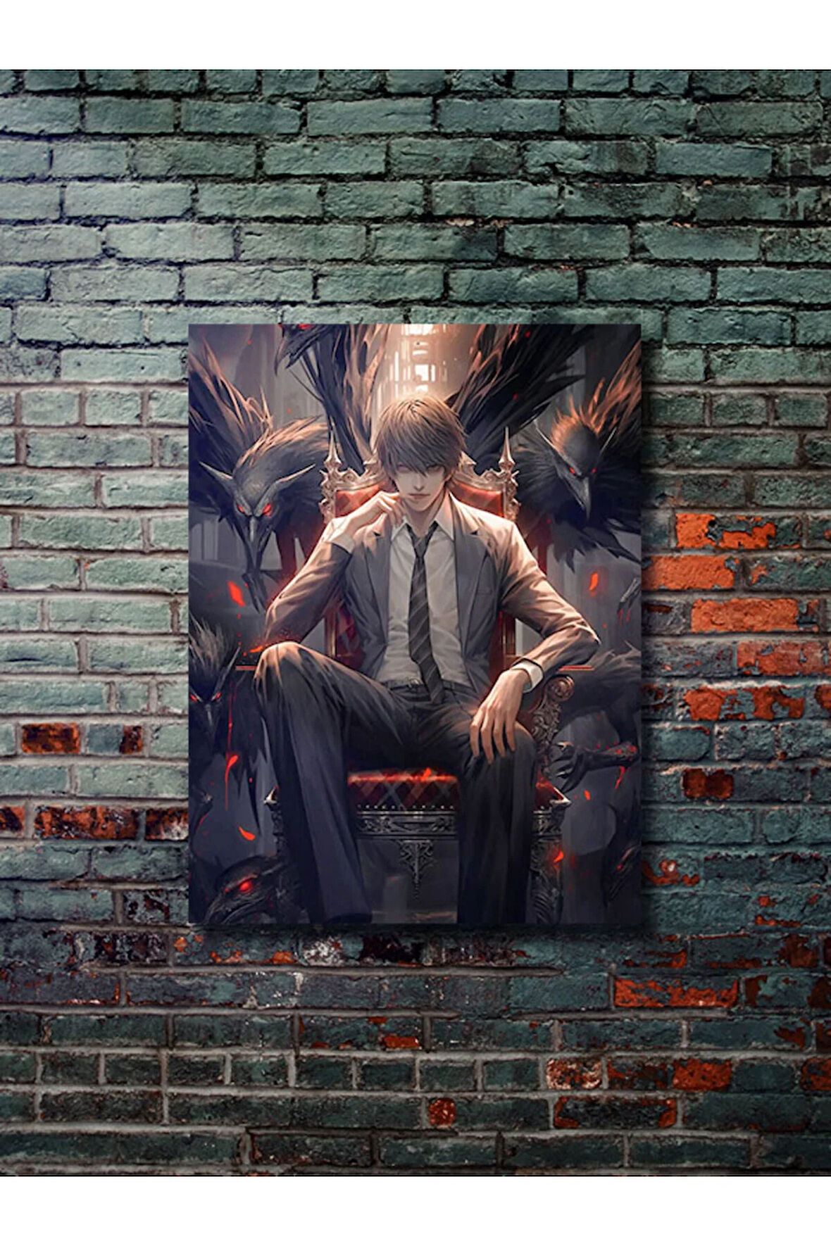 Yagami Light, Death Note, Özel Tasarım Kağıt Poster, Duvar Sanatı