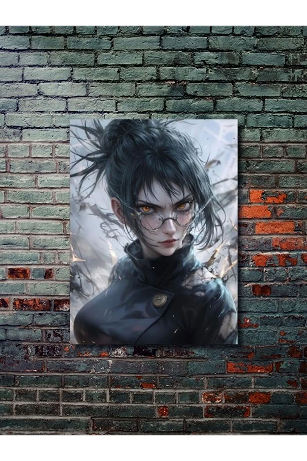 Maki Zenin - Jujutsu Kaisen, Anime - Manga Serisi, Özel Tasarım Kağıt Poster, Duvar Sanatı