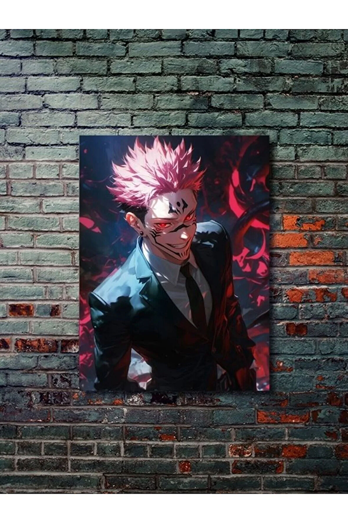 Ryomen Sukuna - Jujutsu Kaisen, Anime - Manga Serisi, Özel Tasarım Kağıt Poster, Duvar Sanatı