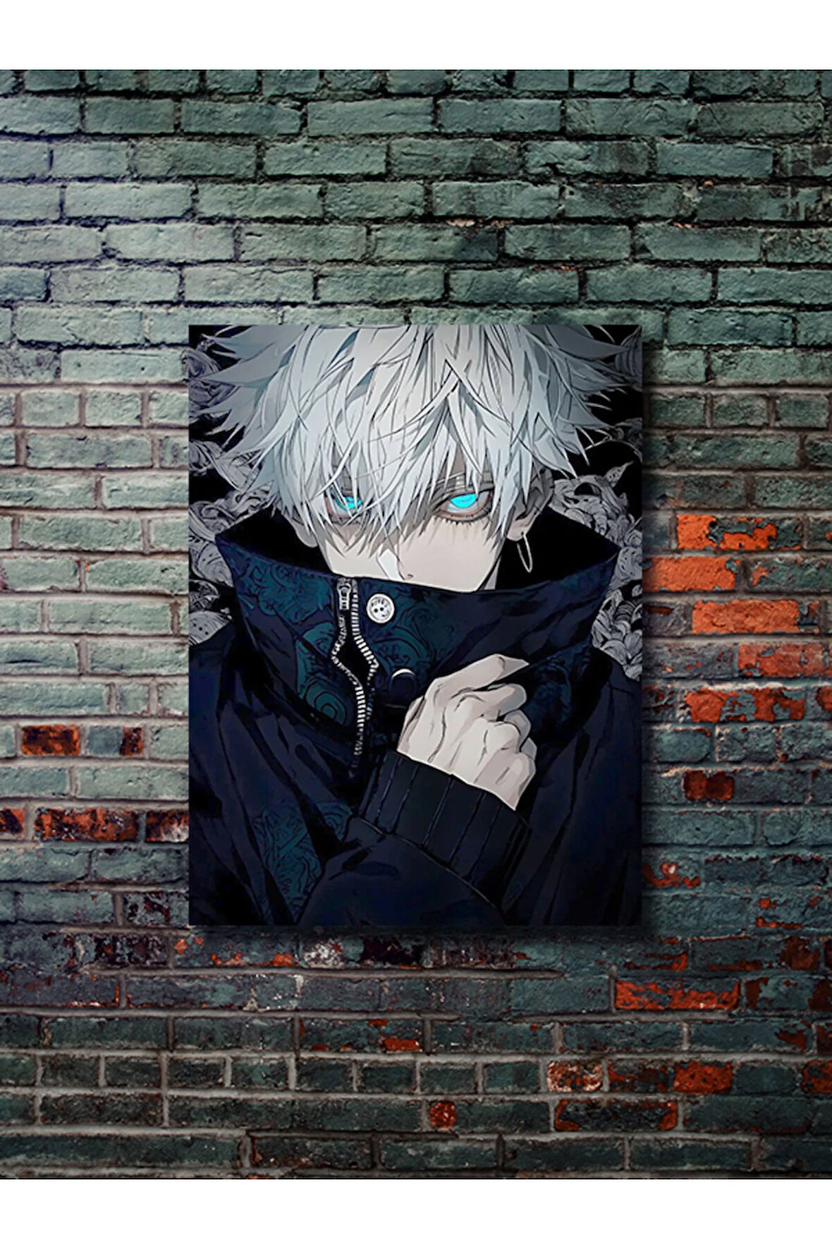 Satoru Gojo, Jujutsu Kaisen, Özel Tasarım Kağıt Poster, Duvar Sanatı