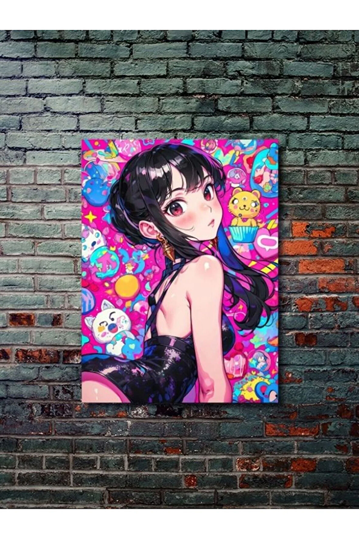 Özel Tasarım Anime Posteri, Özel Tasarım Kağıt Poster, Duvar Sanatı