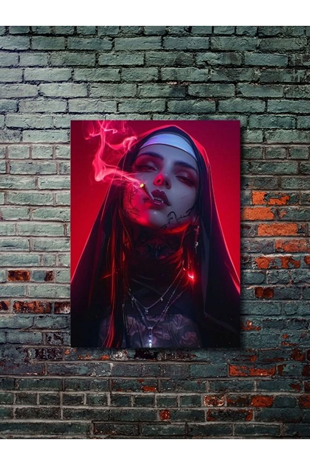 Demon Girl – Anime ve Manga Dünyasının Gizemli Karakteri, Özel Tasarım Kağıt Poster, Duvar Sanatı