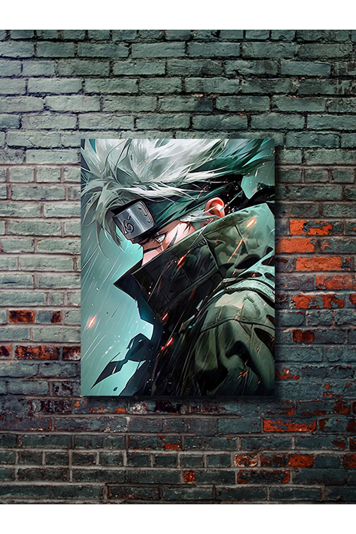 Kakashi Hatake - Naruto - Anime Posterleri, Özel Tasarım Kağıt Poster, Duvar Sanatı