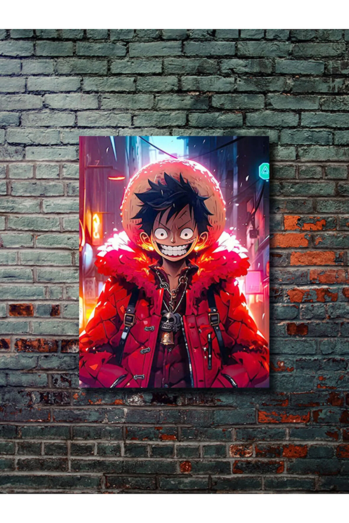 Monkey D. Luffy,One Piece Posterleri, Özel Tasarım Kağıt Poster, Duvar Sanatı