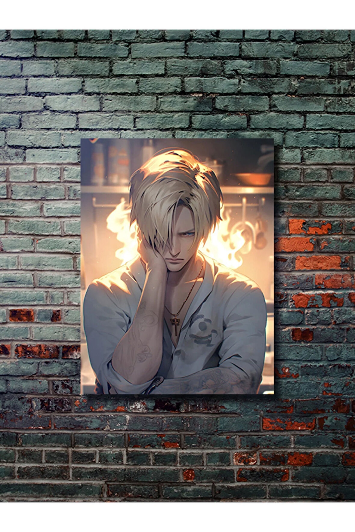 Sanji - One Piece - Anime & Manga Posterleri, Özel Tasarım Kağıt Poster