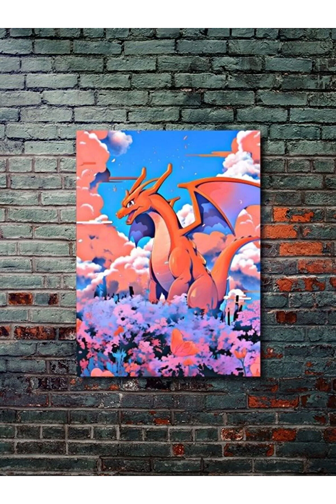 Charizard - Pokemon - Anime & Manga Posterleri, Özel Tasarım Kağıt Poster