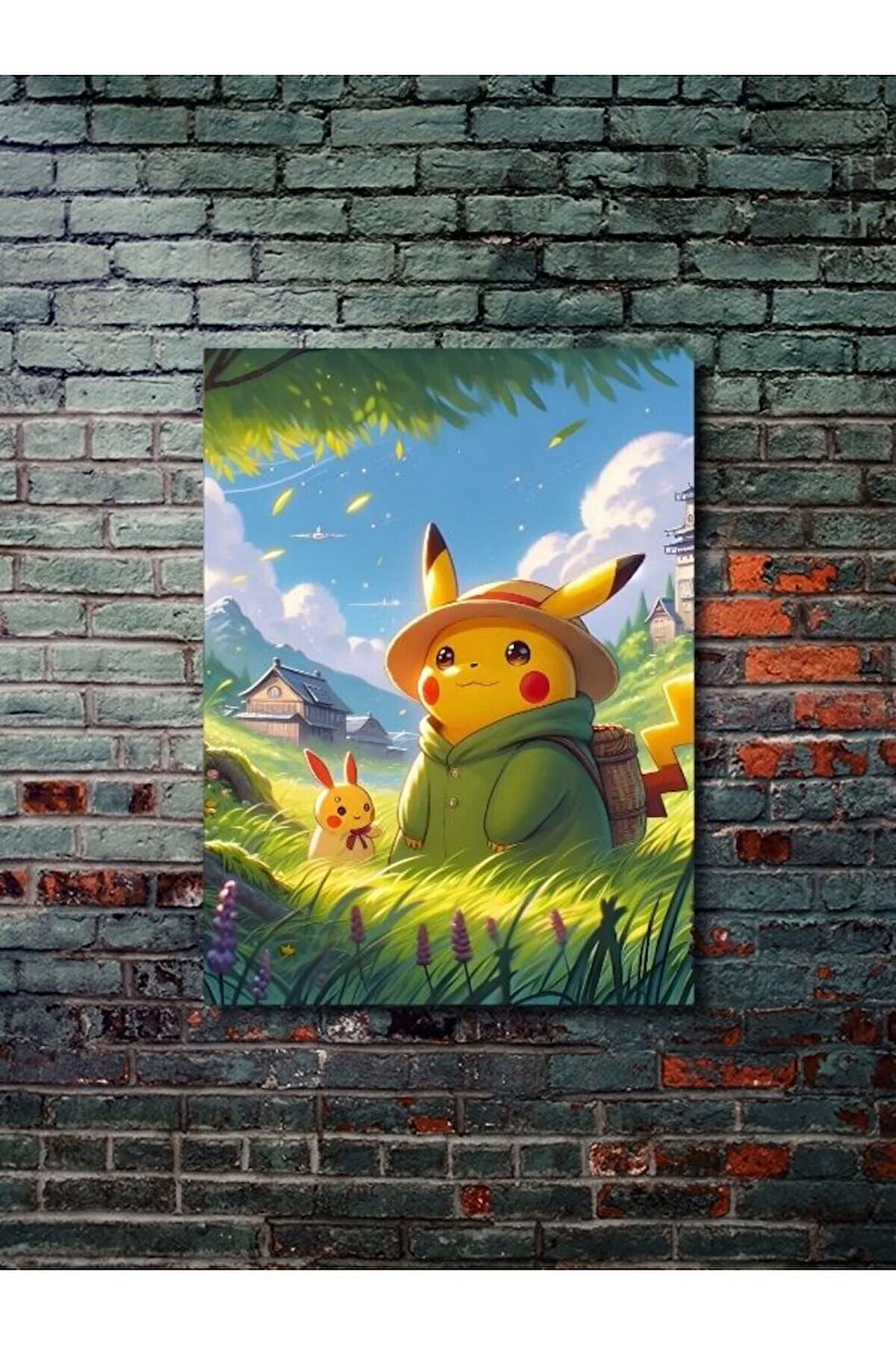 Pikachu - Pokemon - Anime & Manga Posterleri, Özel Tasarım Kağıt Poster