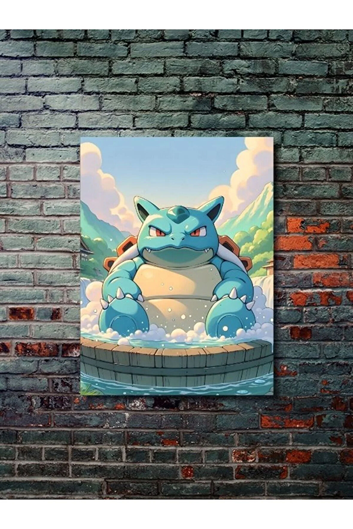 Blastoise - Pokemon - Anime & Manga Posterleri, Özel Tasarım Kağıt Poster