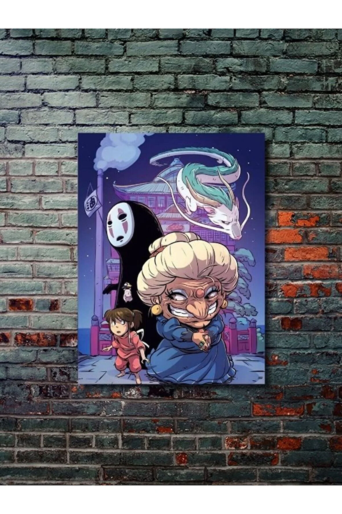 Ruhların Kaçışı (Spirited Away) - Anime & Manga Posterleri, Özel Tasarım Kağıt Poster