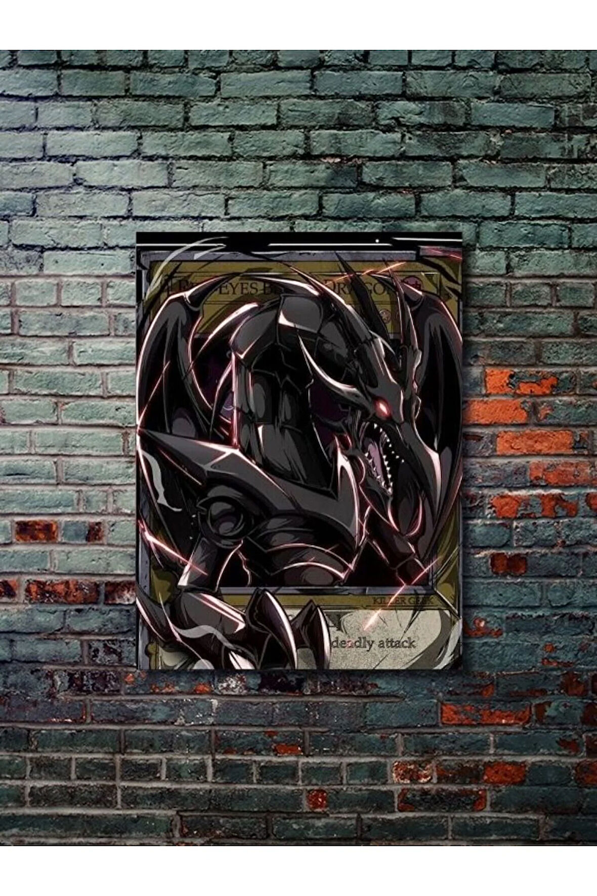 Kırmızı Gözlü Siyah Ejder - Yugioh - Anime & Manga Posterleri, Özel Tasarım Kağıt Poster