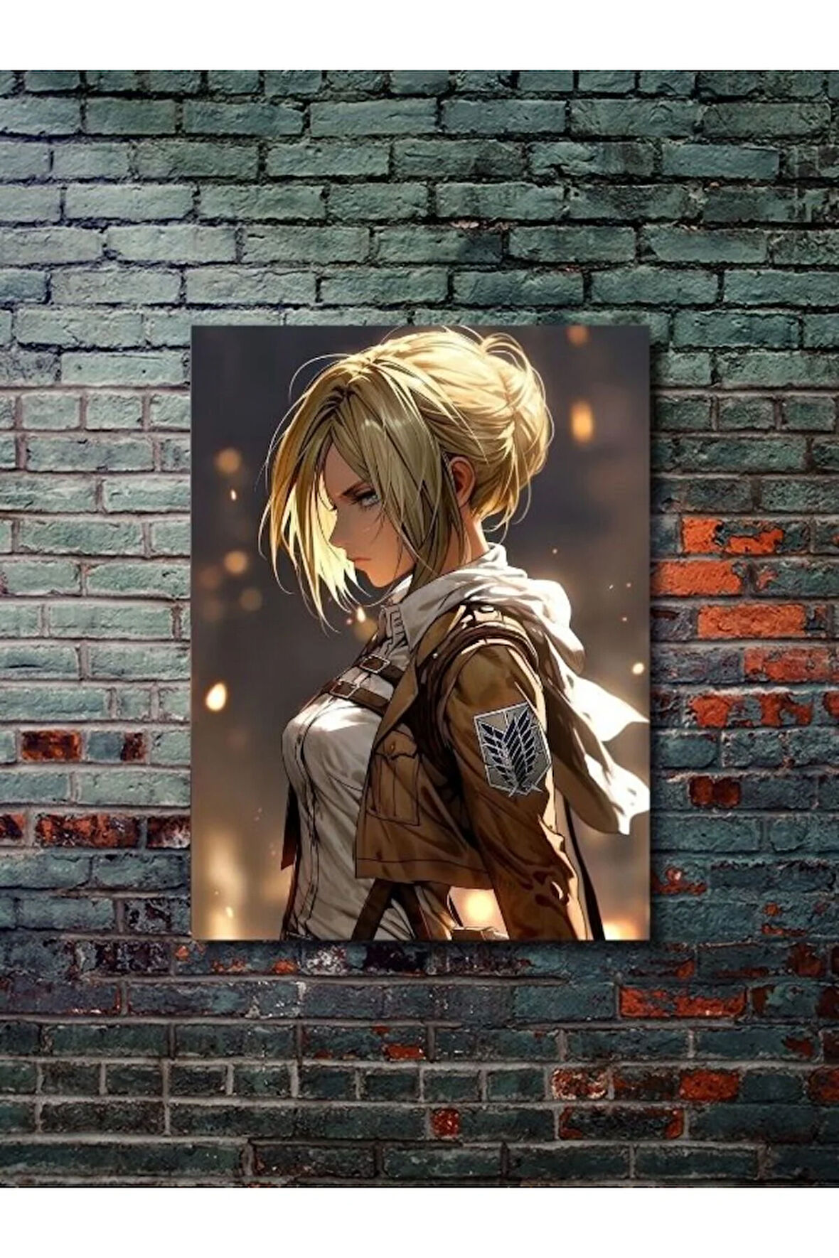 Annie Leonhart - Attack On Titan, Anime - Manga Serisi, Özel Tasarım Kağıt Poster, Duvar Sanatı