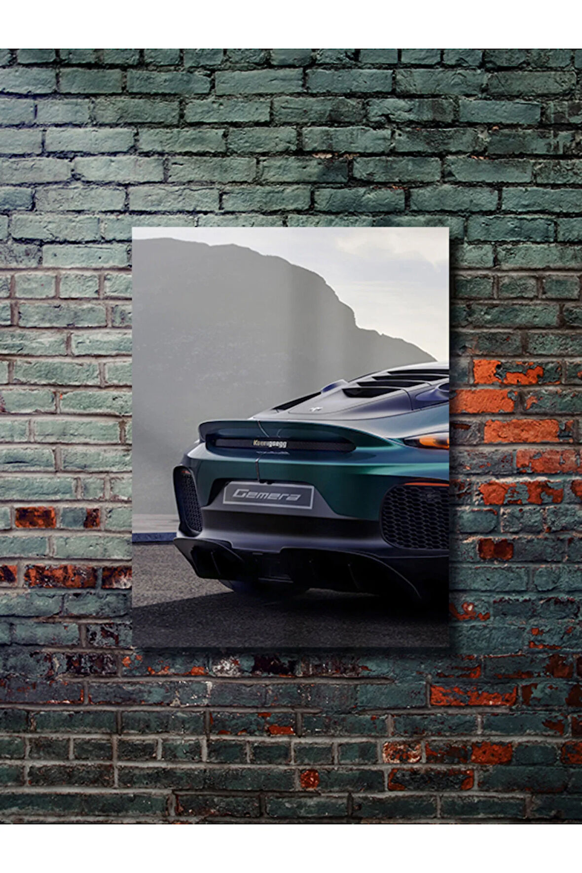 Koenigsegg Gemera, Eşsiz Tasarım Otomobil Posterleri, Özel Tasarım Kağıt Poster, Duvar Sanatı