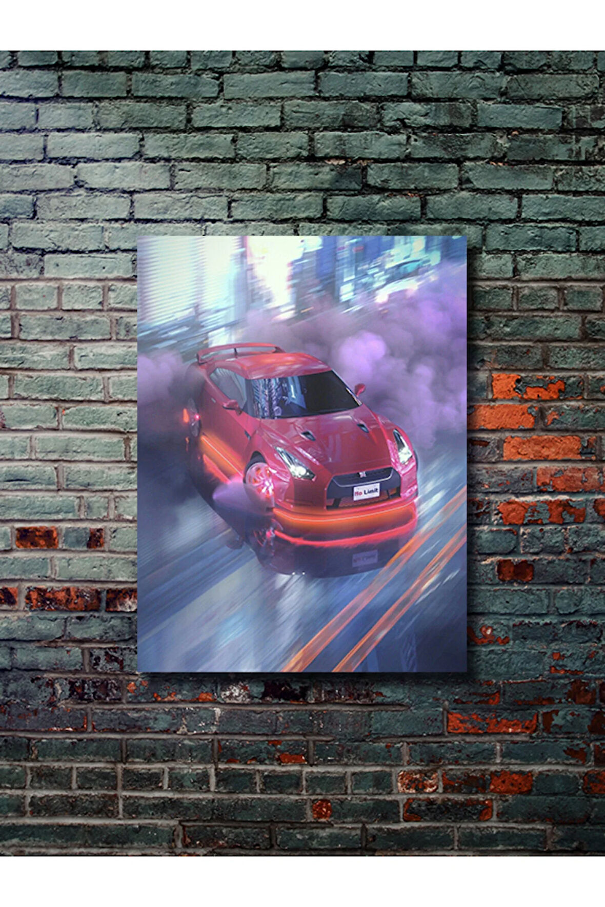 Nissan Skyline GTR35, Eşsiz Tasarım Otomobil Posterleri, Özel Tasarım Kağıt Poster, Duvar Sanatı