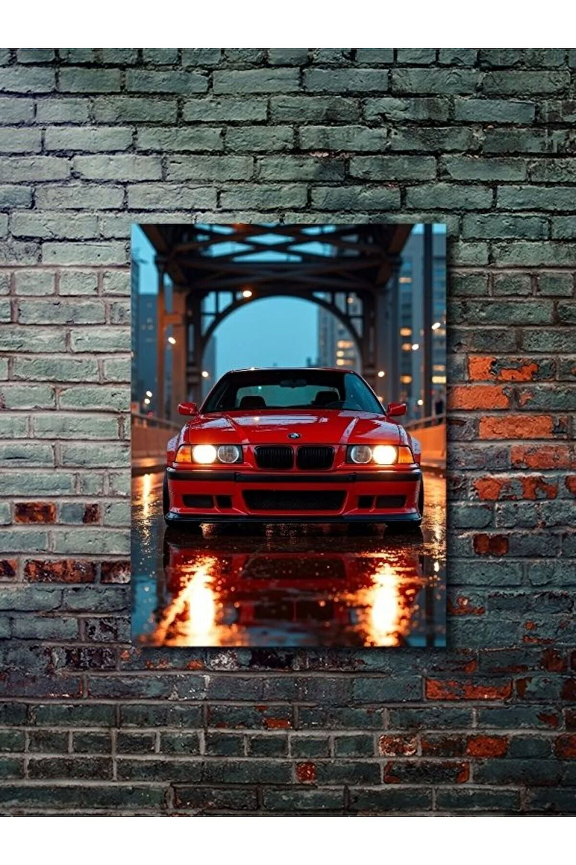 Bmw, Eşsiz Tasarım Otomobil Posterleri, Özel Tasarım Kağıt Poster