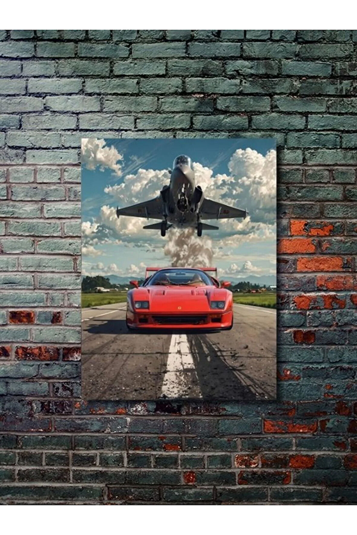 Eşsiz Tasarım Otomobil Posterleri, Özel Tasarım Kağıt Poster