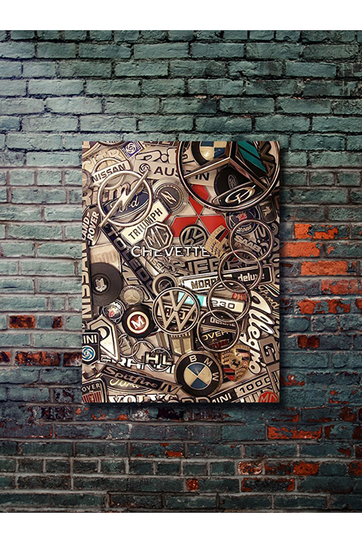 Karma Logo - Cars Posterleri, Özel Tasarım Kağıt Poster, Duvar Sanatı