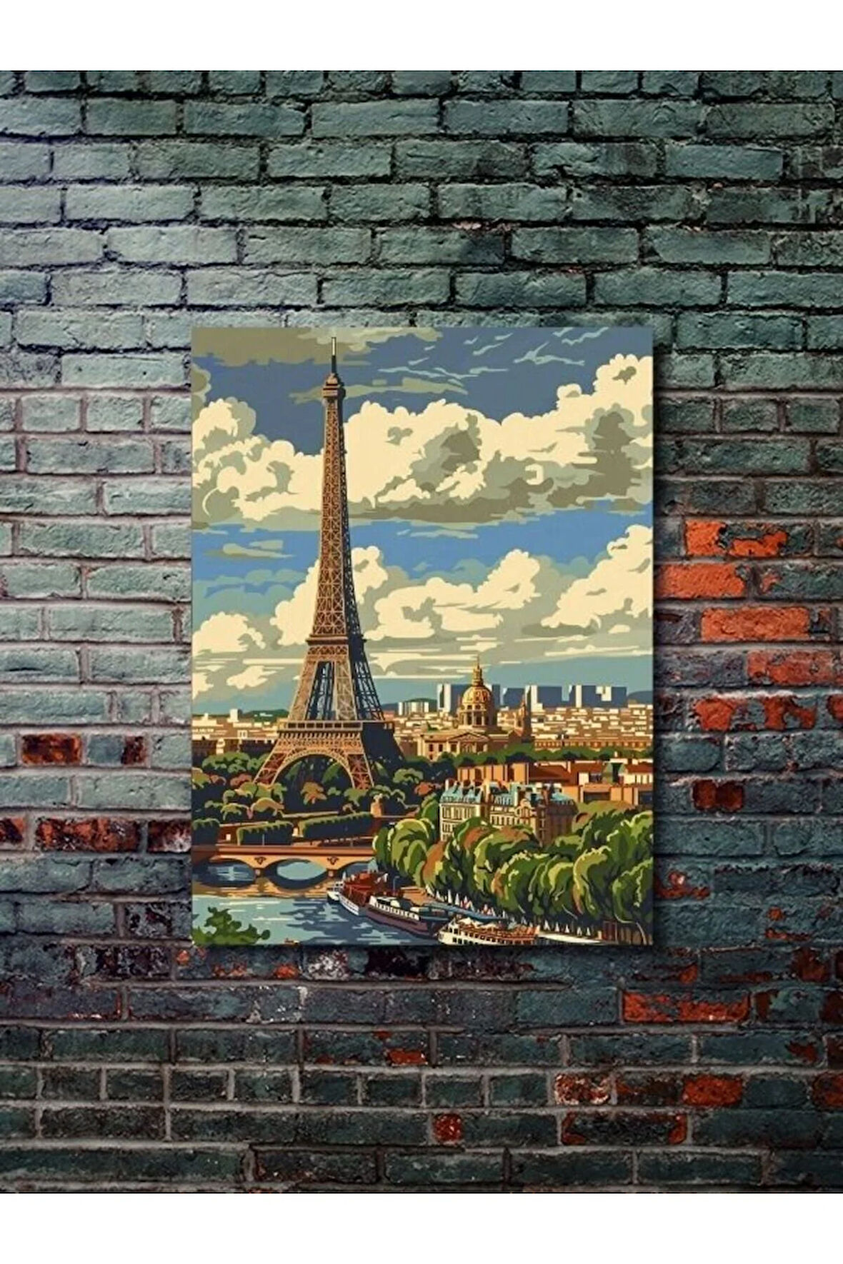 Fransa Paris, Şehir ve Seyahat, Özel Tasarım Kağıt Poster, Duvar Sanatı