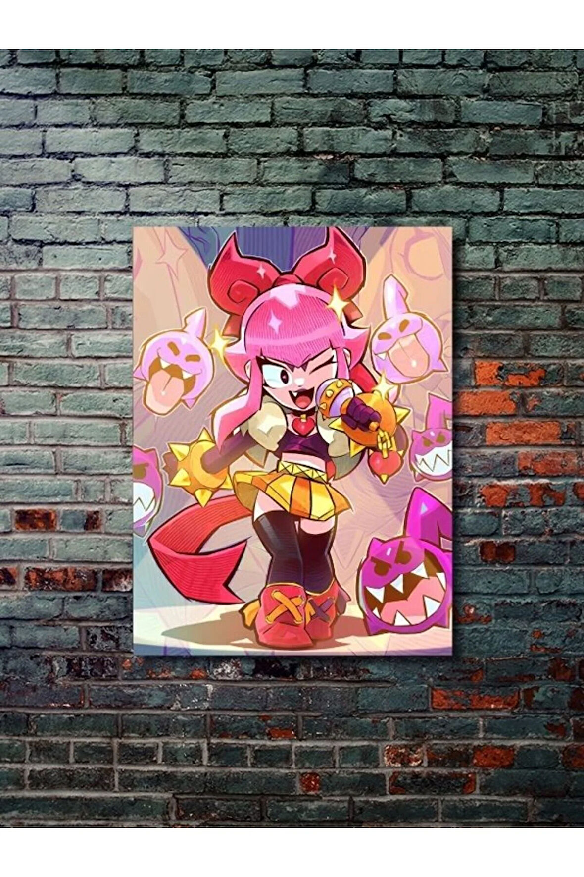 Brawl Stars, Eşsiz Tasarım Oyun, Karakter Posterleri, Özel Tasarım Kağıt Poster