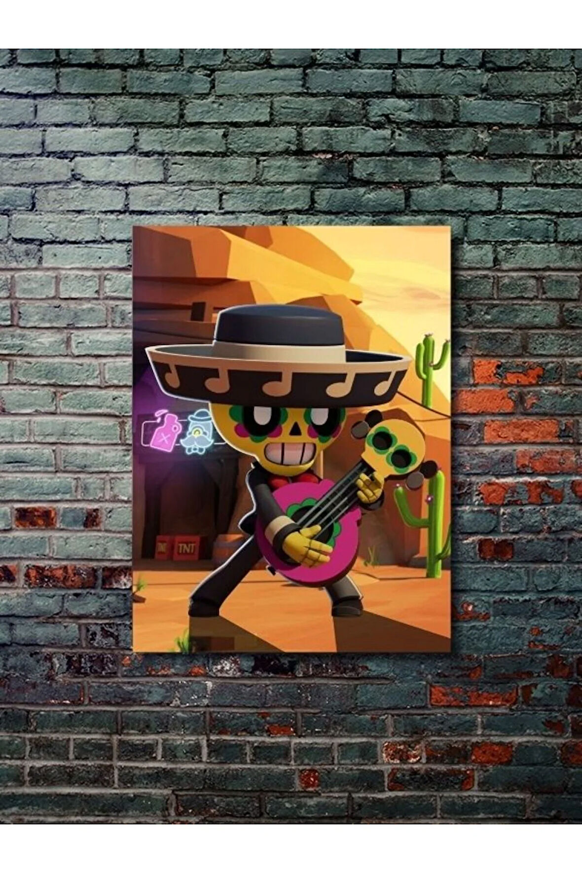 Brawl Stars, Eşsiz Tasarım Oyun, Karakter Posterleri, Özel Tasarım Kağıt Poster