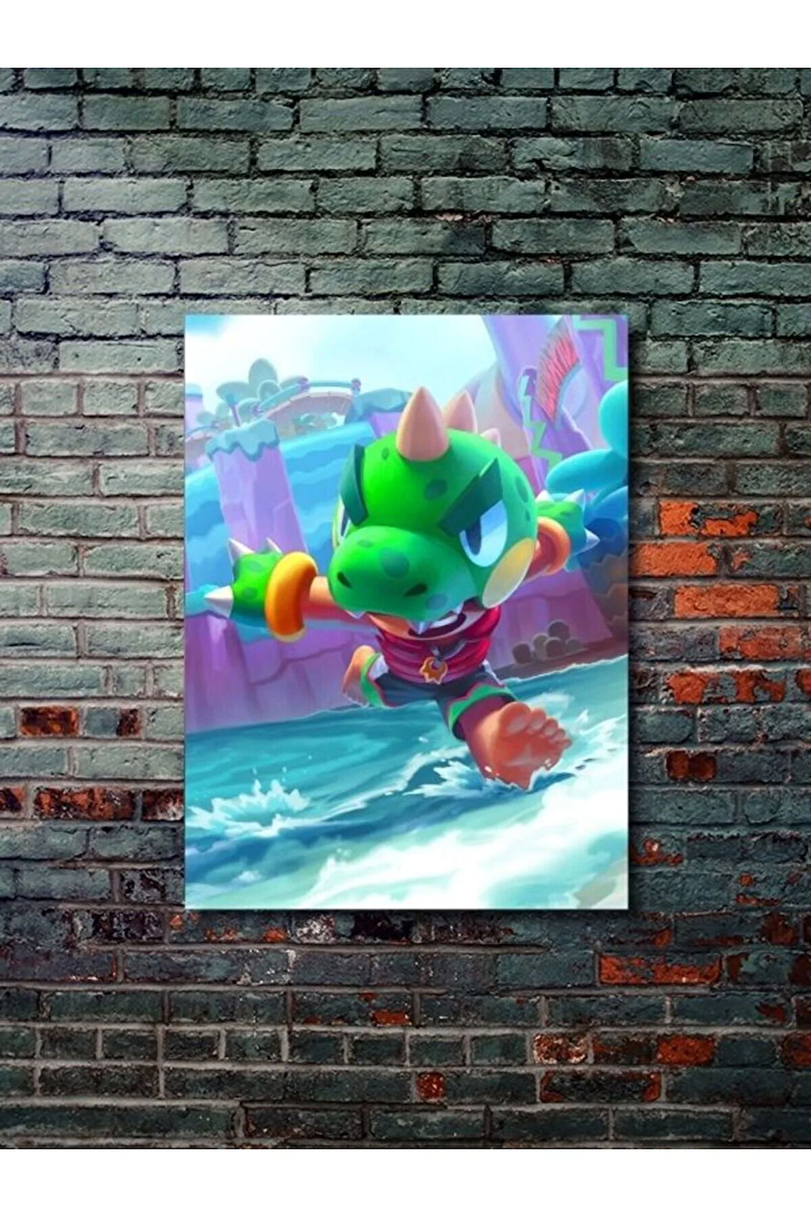 Brawl Stars, Eşsiz Tasarım Oyun, Karakter Posterleri, Özel Tasarım Kağıt Poster