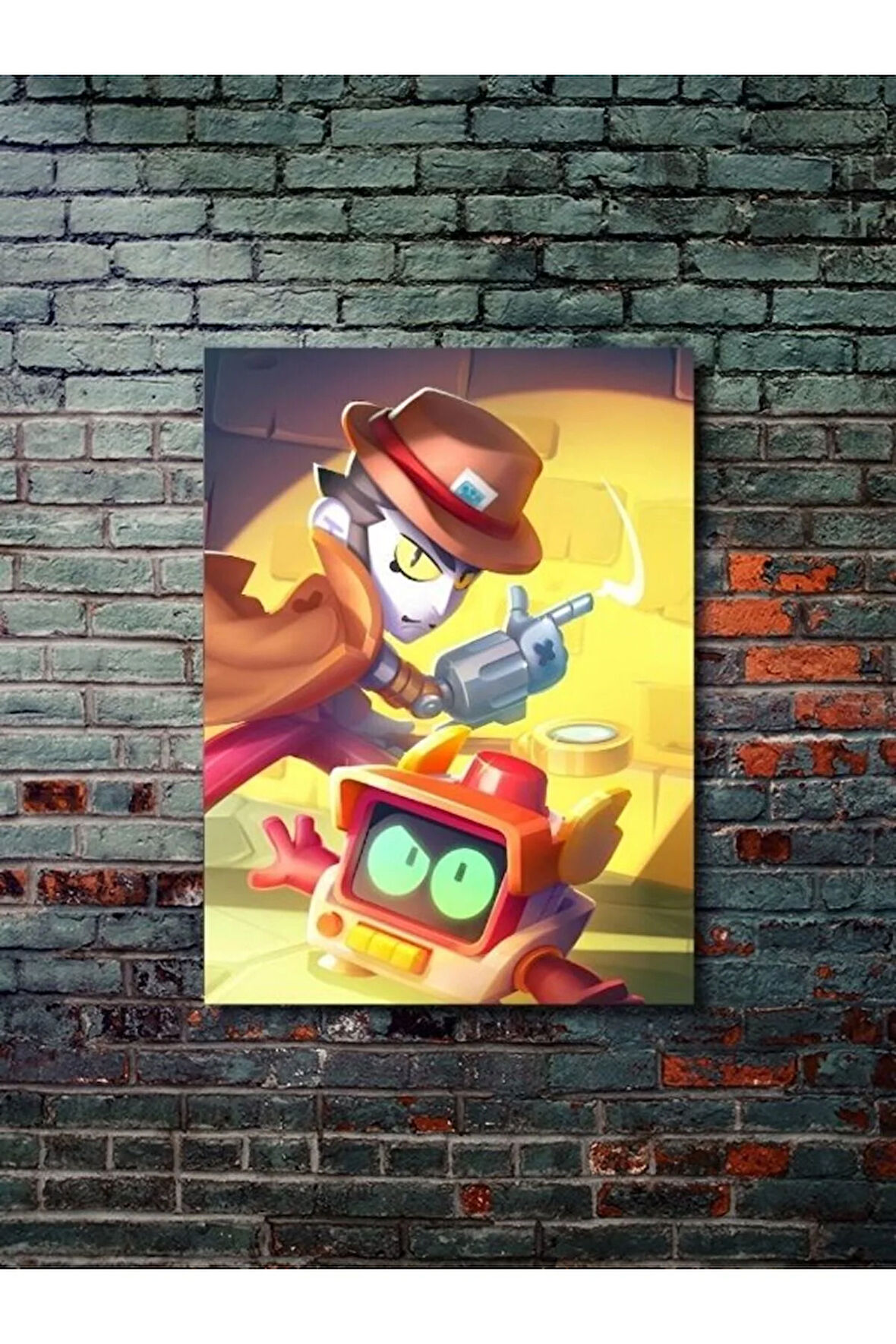 Brawl Stars, Eşsiz Tasarım Oyun, Karakter Posterleri, Özel Tasarım Kağıt Poster
