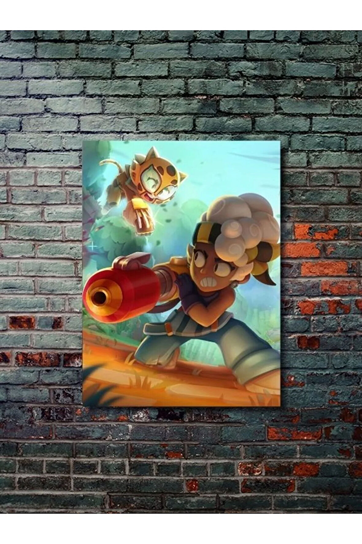 Brawl Stars, Eşsiz Tasarım Oyun, Karakter Posterleri, Özel Tasarım Kağıt Poster