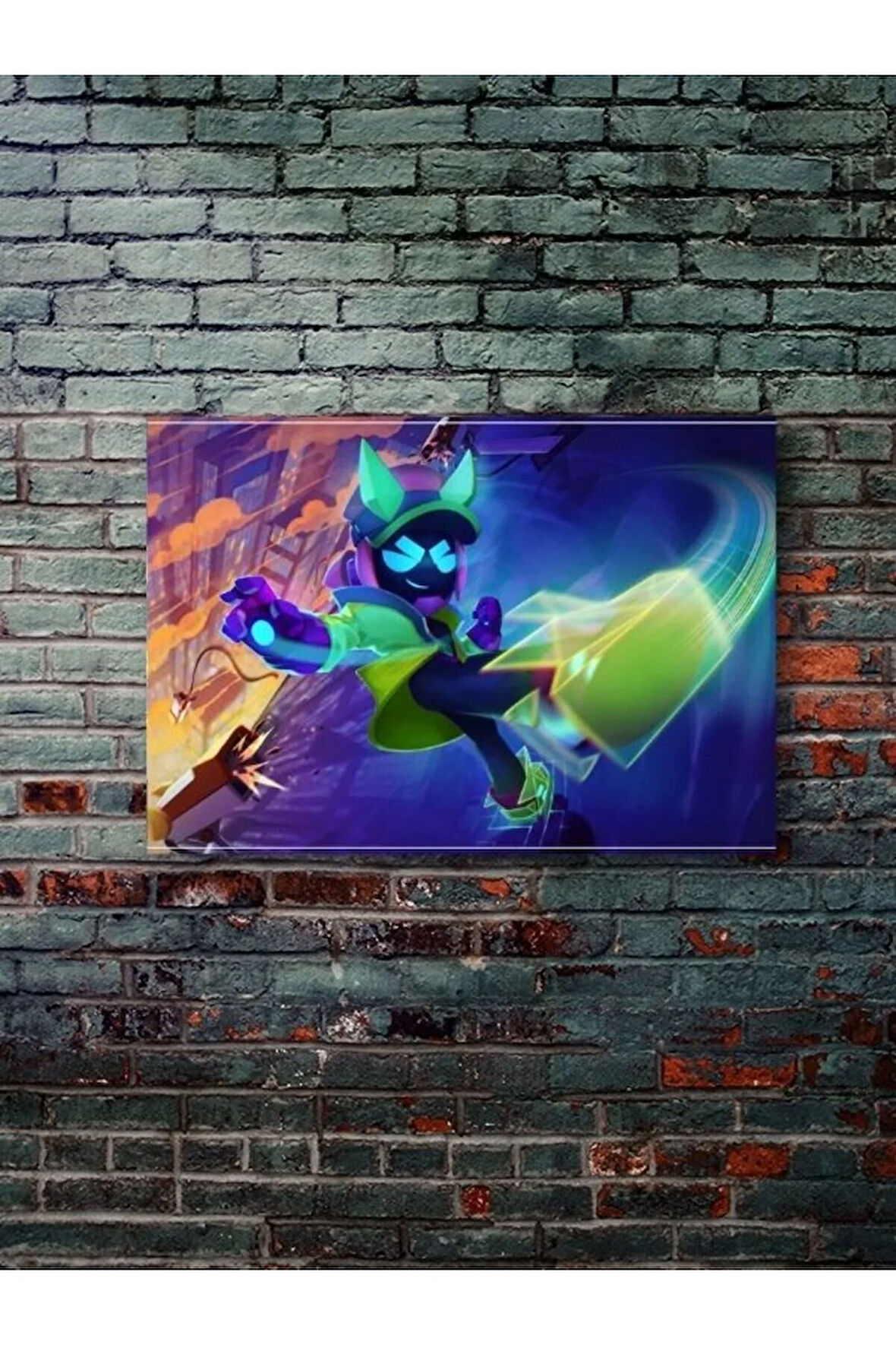 Brawl Stars, Eşsiz Tasarım Oyun, Karakter Posterleri, Özel Tasarım Kağıt Poster