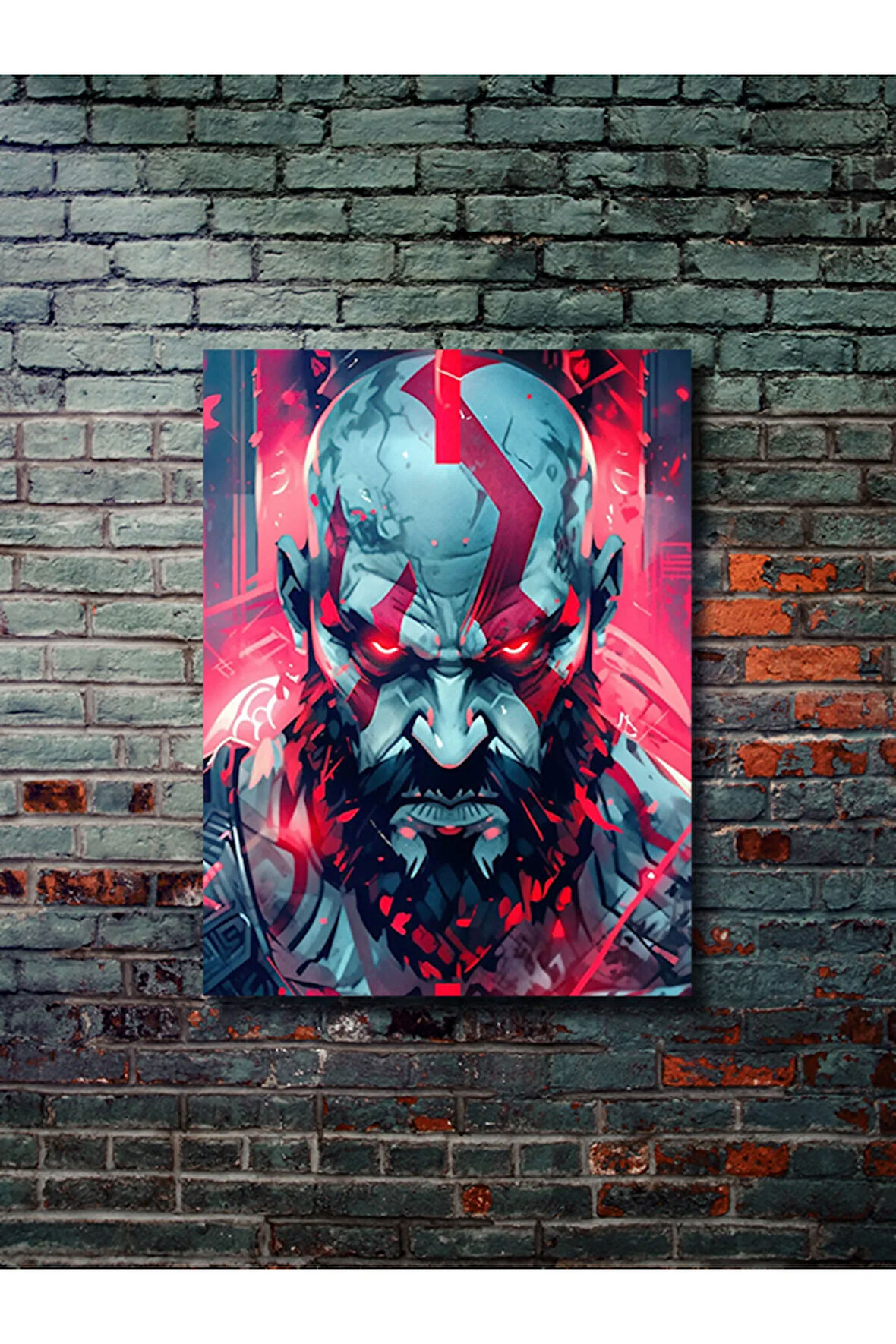 Kratos - God Of War - Gaming Posterleri, Özel Tasarım Kağıt Poster, Duvar Sanatı