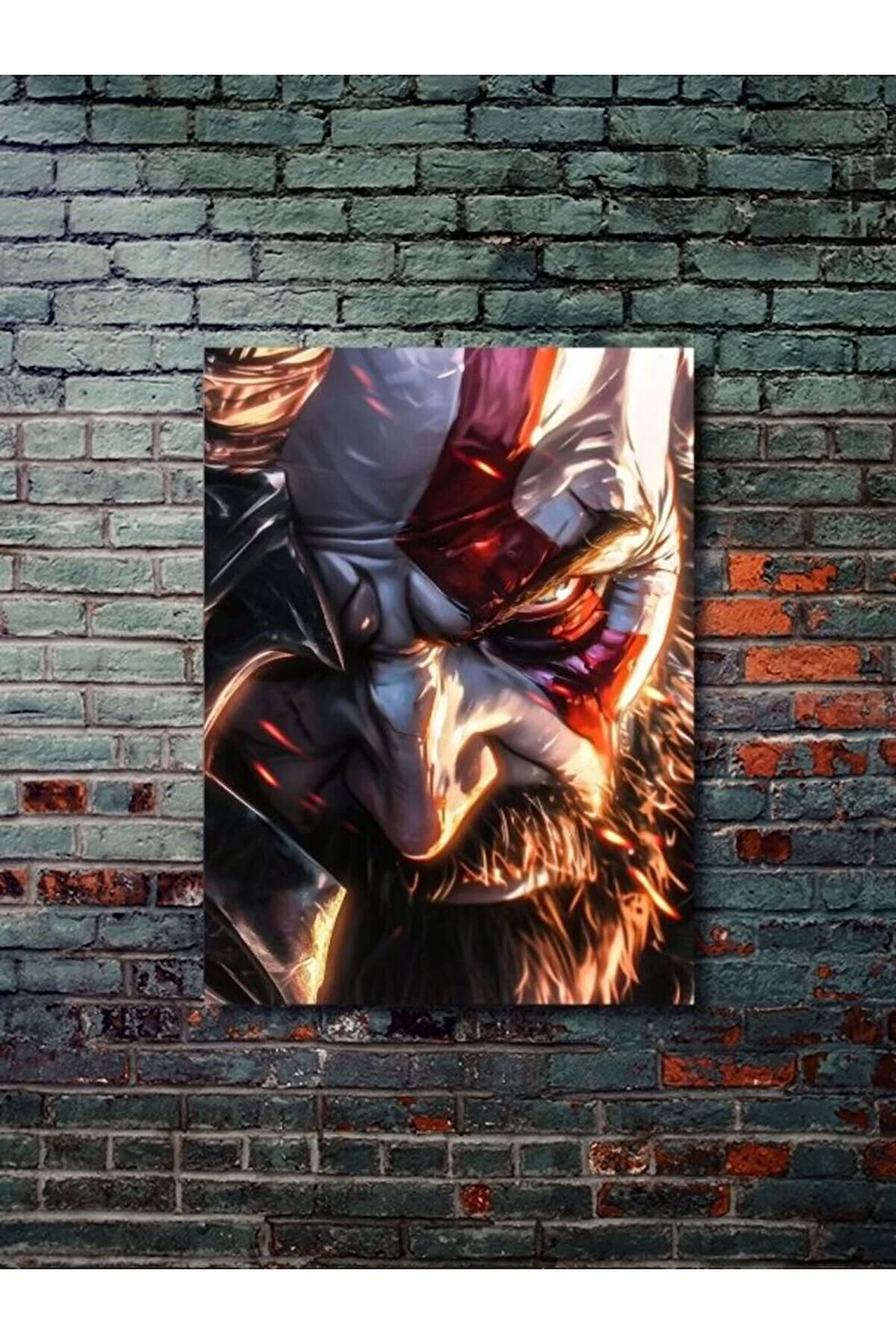 Kratos - God Of War - Oyun / Gaming Posterleri, Özel Tasarım Kağıt Poster, Duvar Sanatı