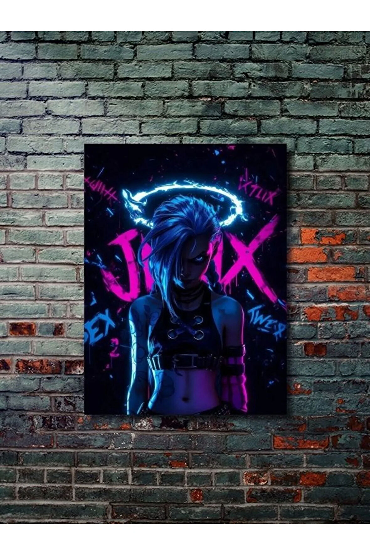 Jinx - L.O.L - Oyun Posterleri, Özel Tasarım Kağıt Poster
