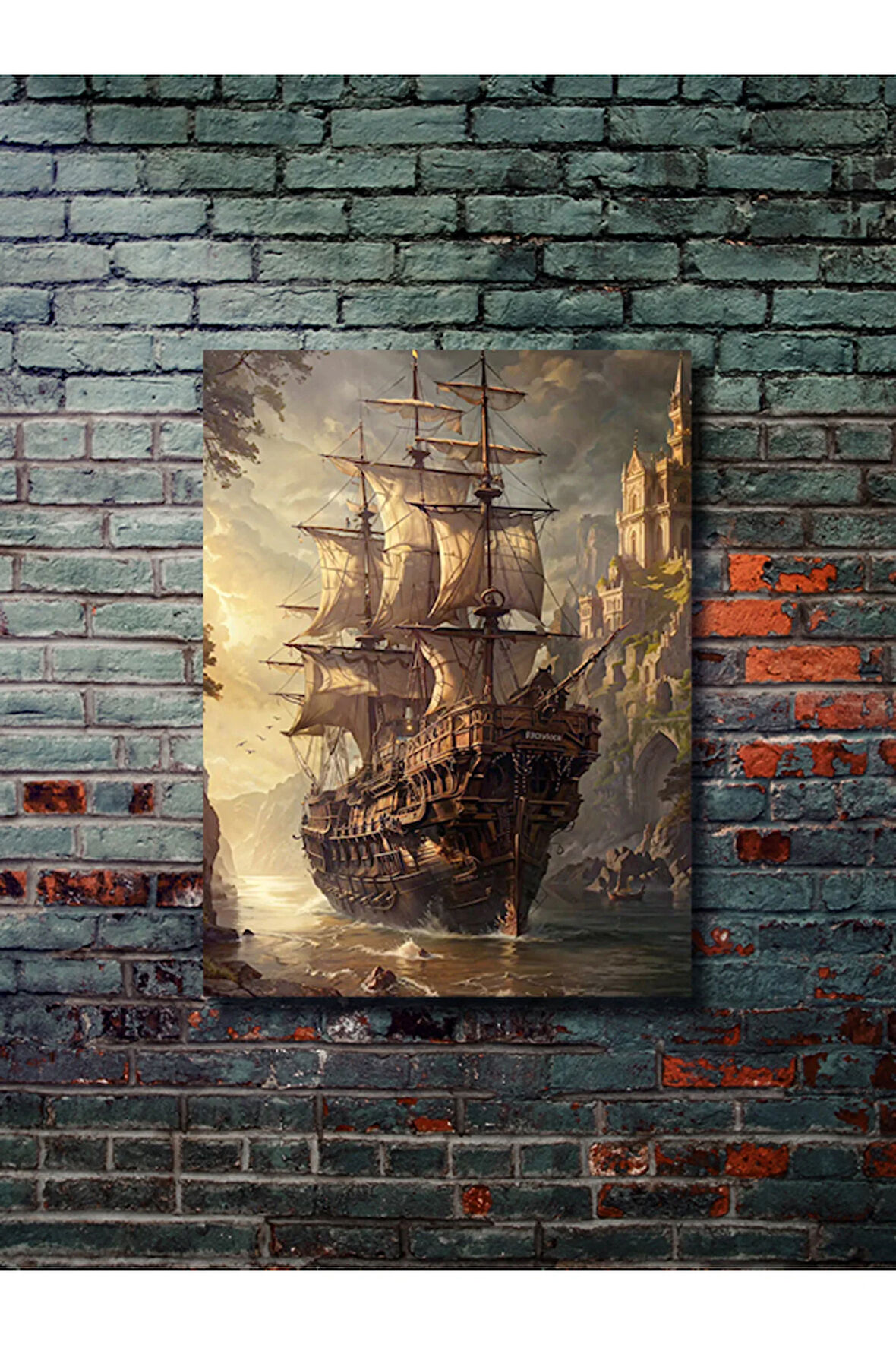 Tarih ve Mitoloji Temalı Poster, Özel Tasarım Kağıt Poster, Duvar Sanatı